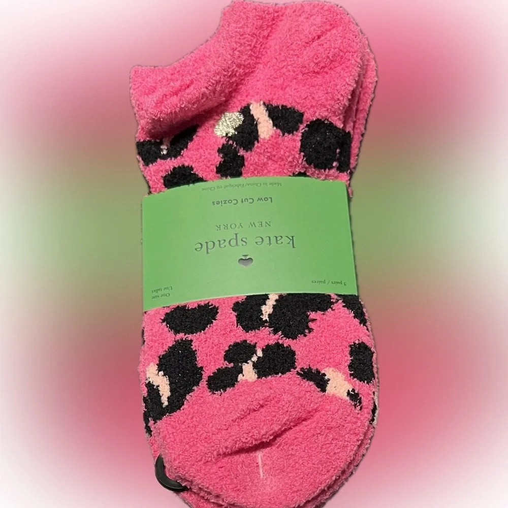 Kate Spade New York Women’s Low Cut Print Cozies Socks 3 pairs